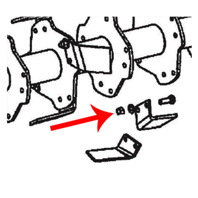 Replacement Nut for Cultivator blade 32178